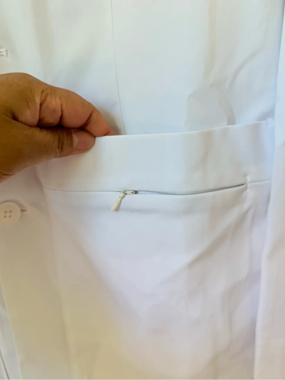 NWT WonderWink Men's White Lab Coat Jacket